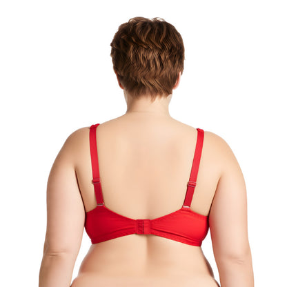 Women's Unlined Plus Size Comfort Cotton Underwire Bra