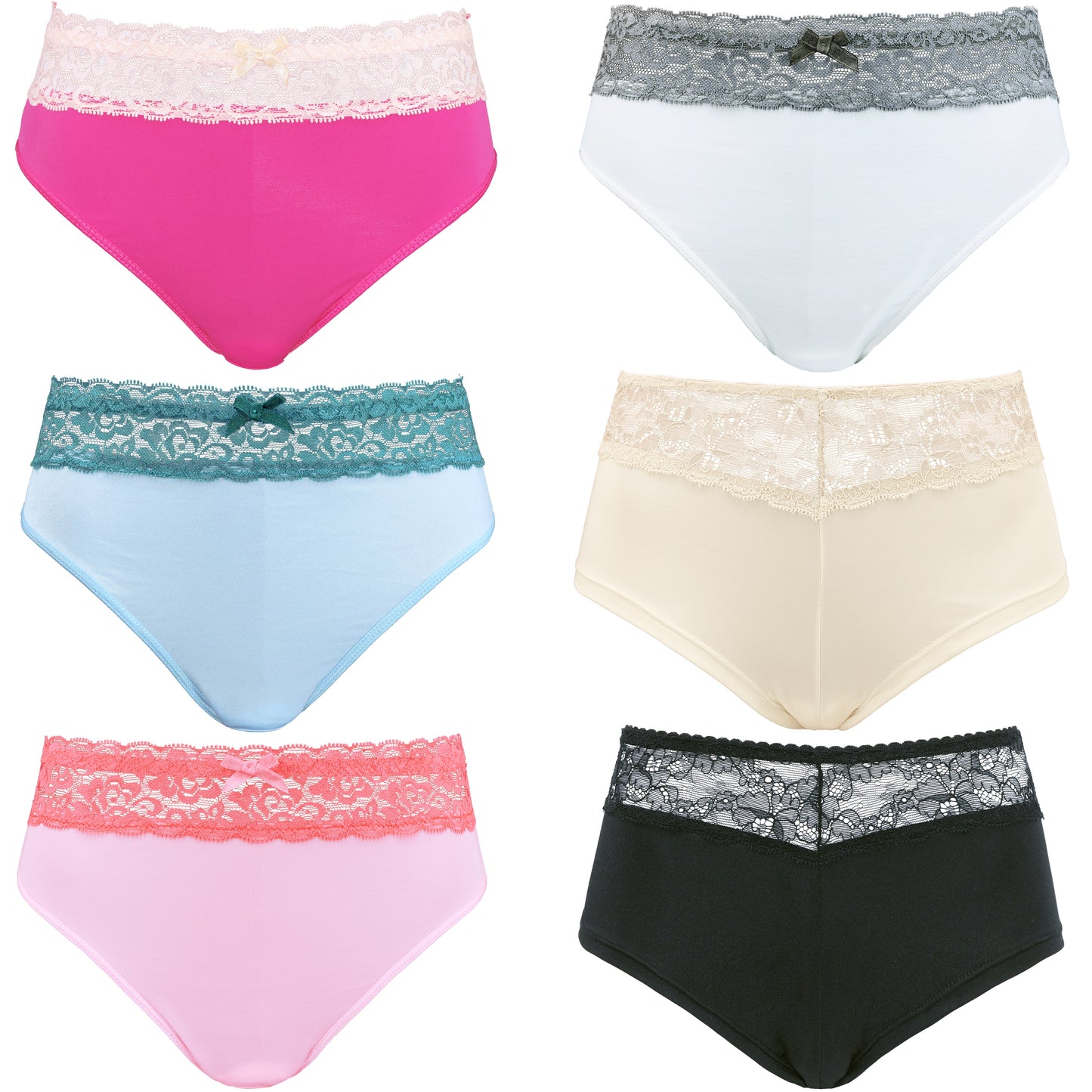 Women's Underwear Random Packs Brief Bikini Boyshort Panties