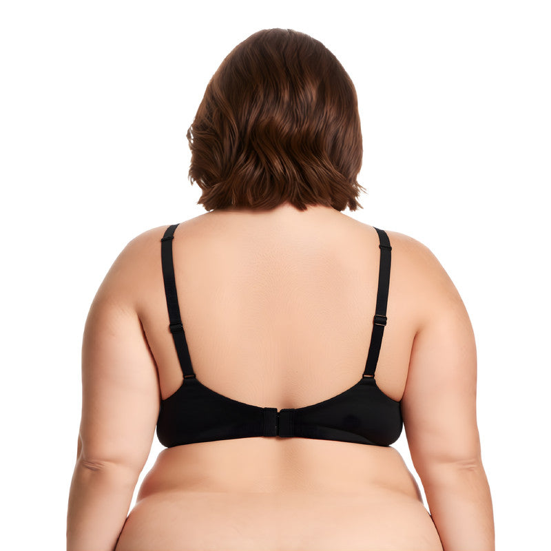 Women's Plus Size Add 1 and a half Cup Push Up Underwire Convertible Lace Bras