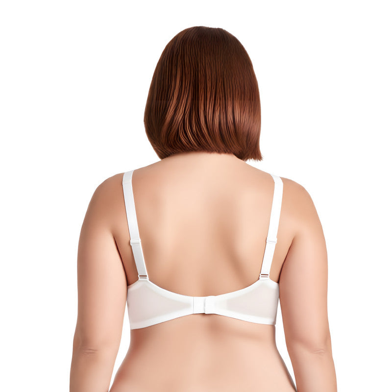 Women's Lightly Padded Underwire Lace Bra with Padded Shoulder Straps