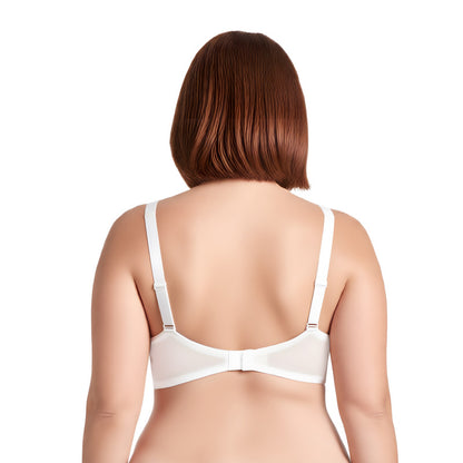 Women's Lightly Padded Underwire Lace Bra with Padded Shoulder Straps