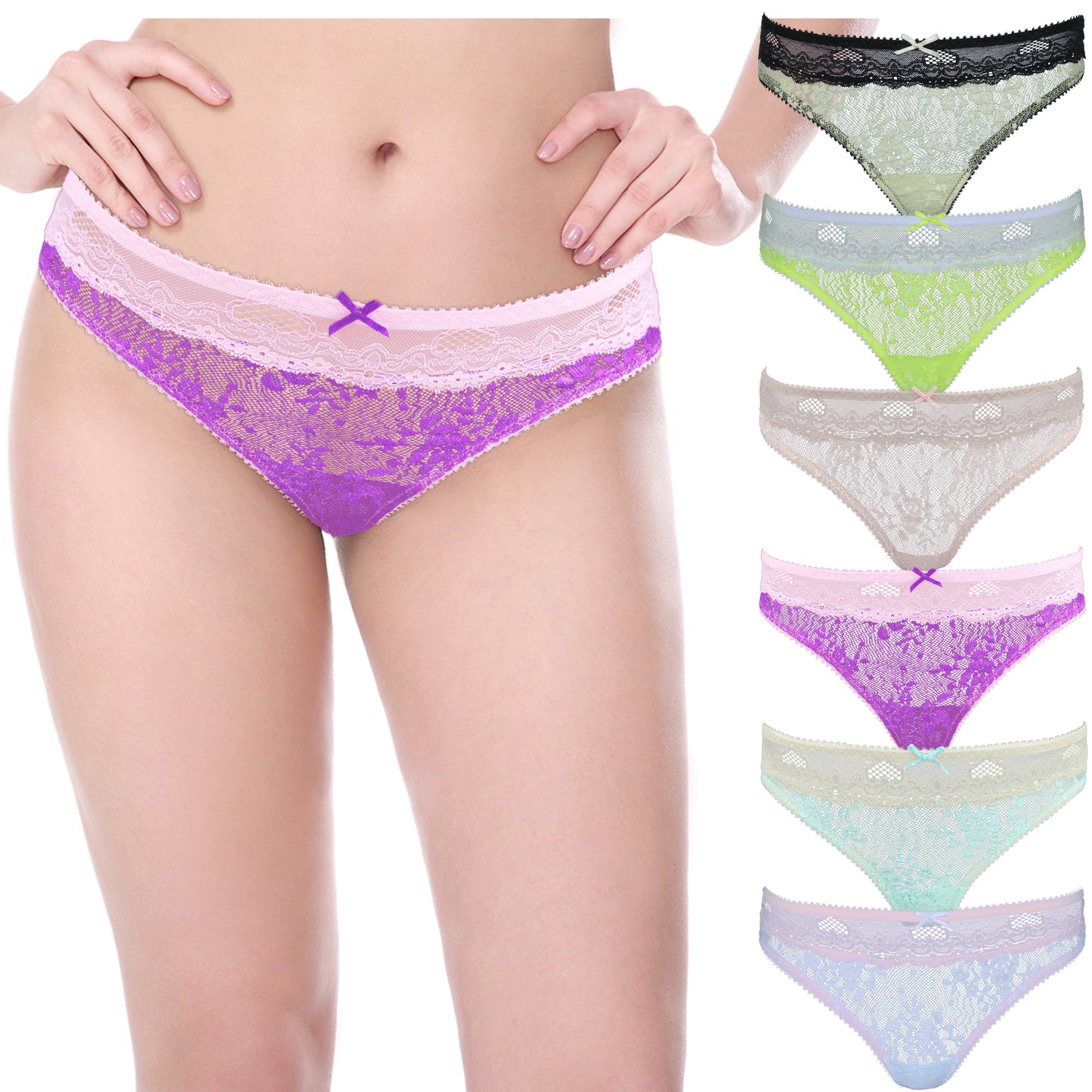 Women's Underwear Random Packs Brief Bikini Boyshort Panties