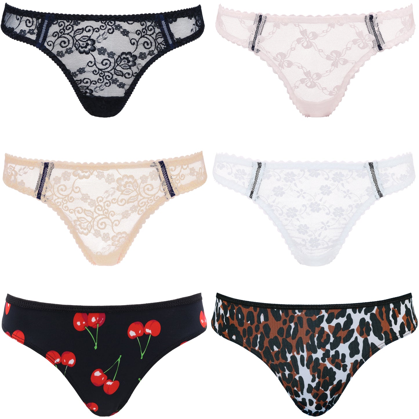 Women's Underwear Random Packs Brief Bikini Boyshort Panties