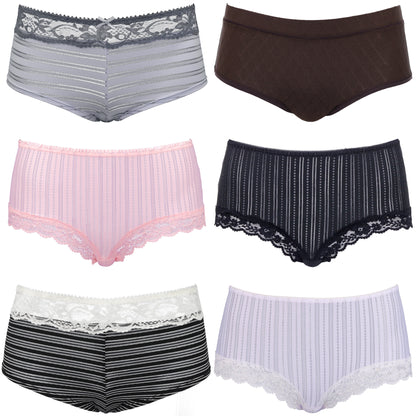 Women's Underwear Random Packs Brief Bikini Boyshort Panties