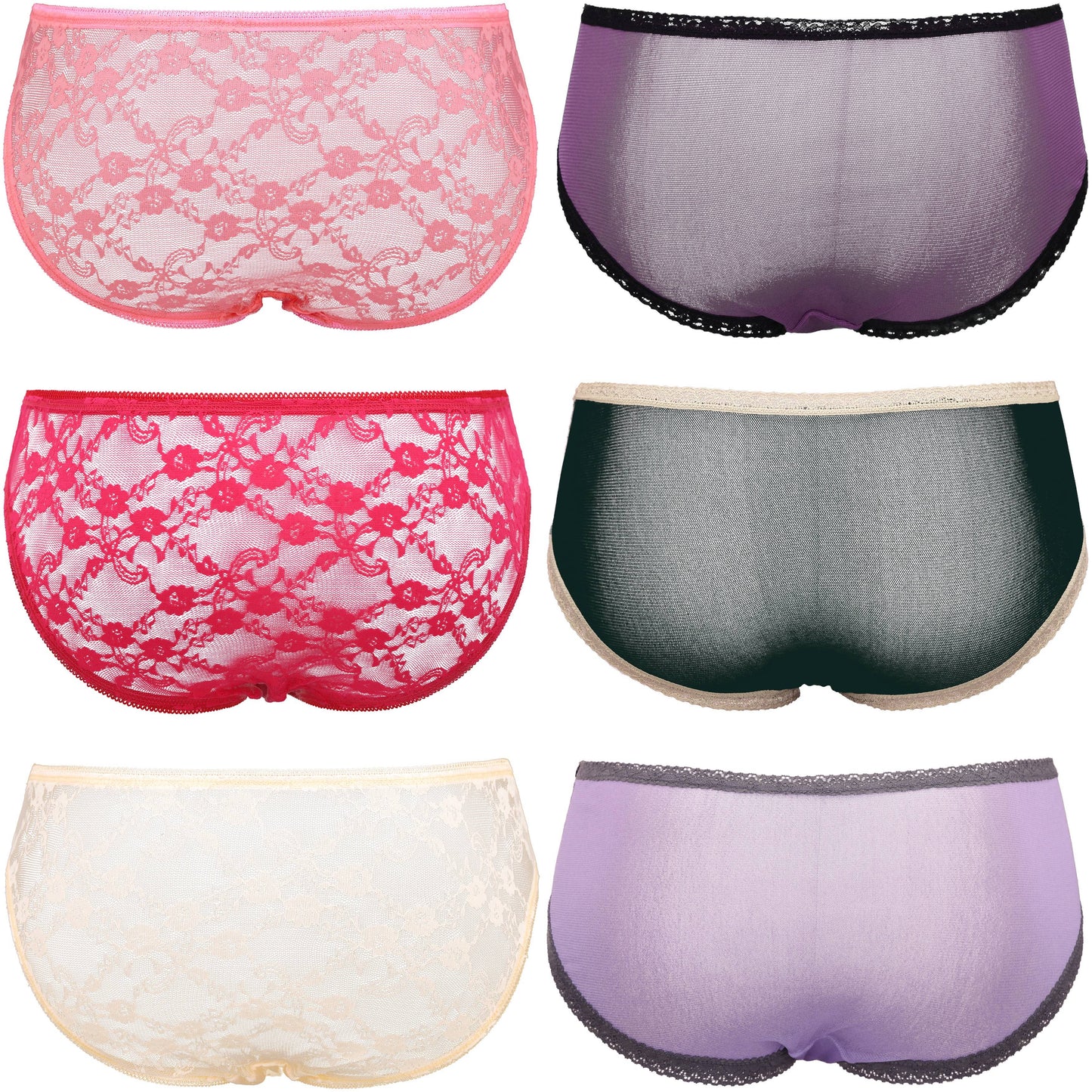 Women's Underwear Random Packs Brief Bikini Boyshort Panties