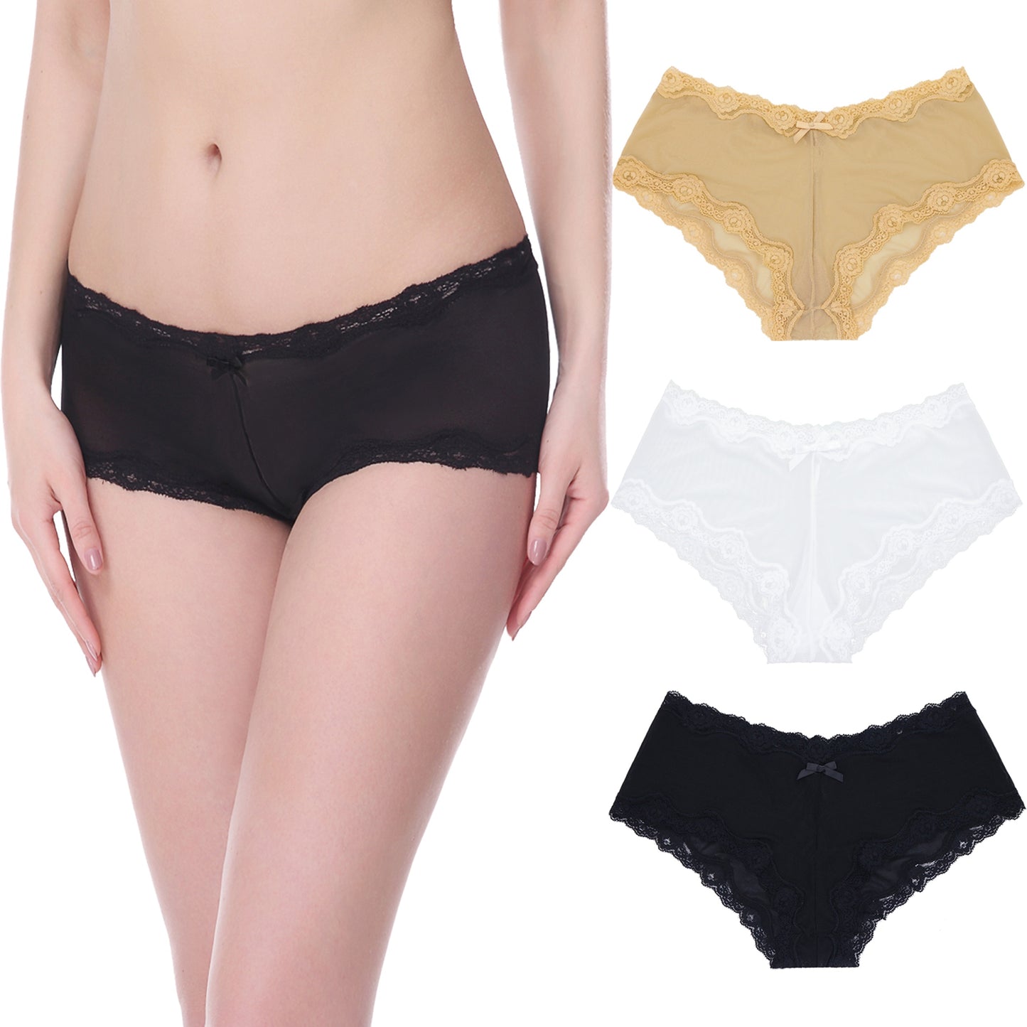 Women's Underwear Random Packs Brief Bikini Boyshort Panties