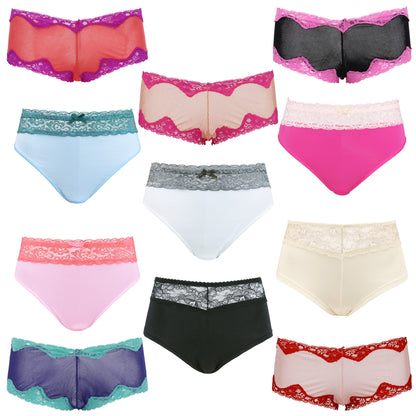 Women's Underwear Random Packs Brief Bikini Boyshort Panties