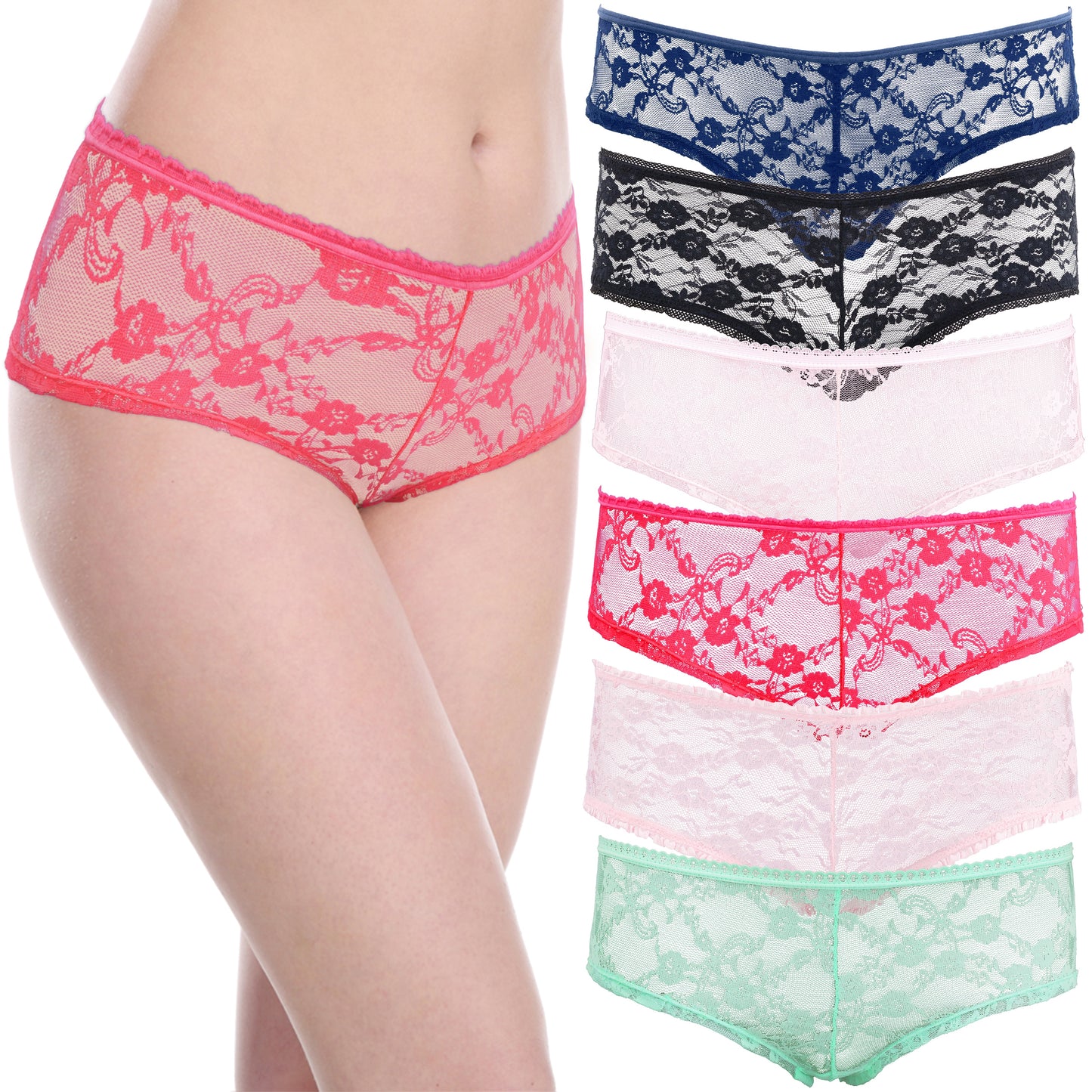 Women's Underwear Random Packs Brief Bikini Boyshort Panties