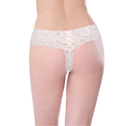Women's Sexy Lace Thongs Low Rise One Size Panties