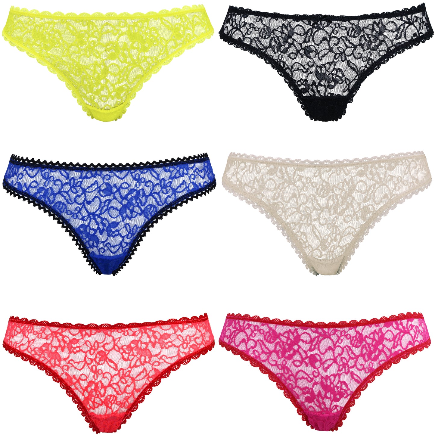 Women's Underwear Random Packs Brief Bikini Boyshort Panties