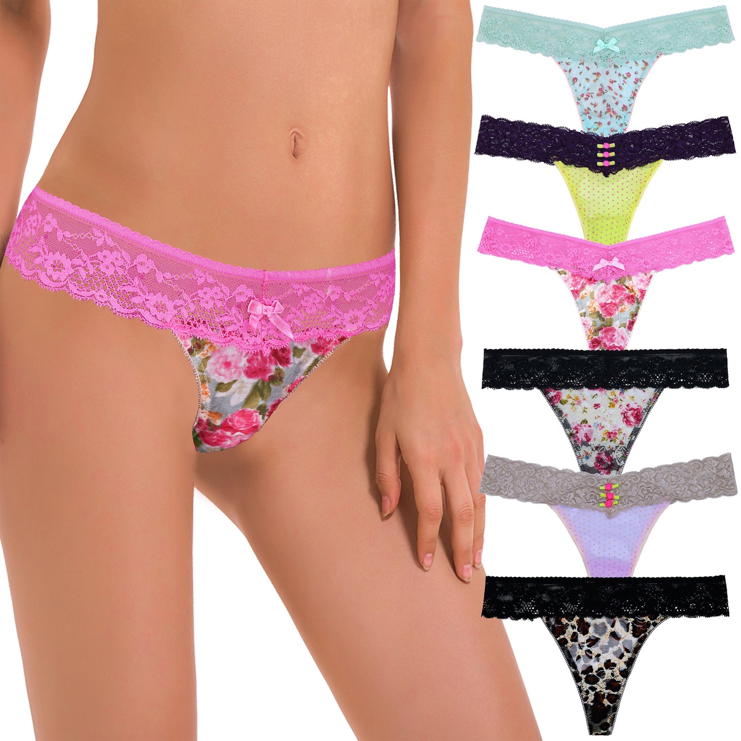 Women's Underwear Random Packs Brief Bikini Boyshort Panties