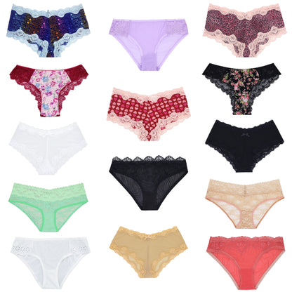 Women's Underwear Random Packs Brief Bikini Boyshort Panties