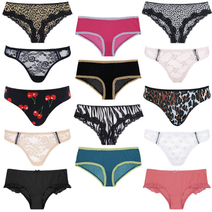 Women's Underwear Random Packs Brief Bikini Boyshort Panties