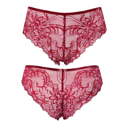 Women's Comfort Lace Tanga Hipster Boyshorts Panties