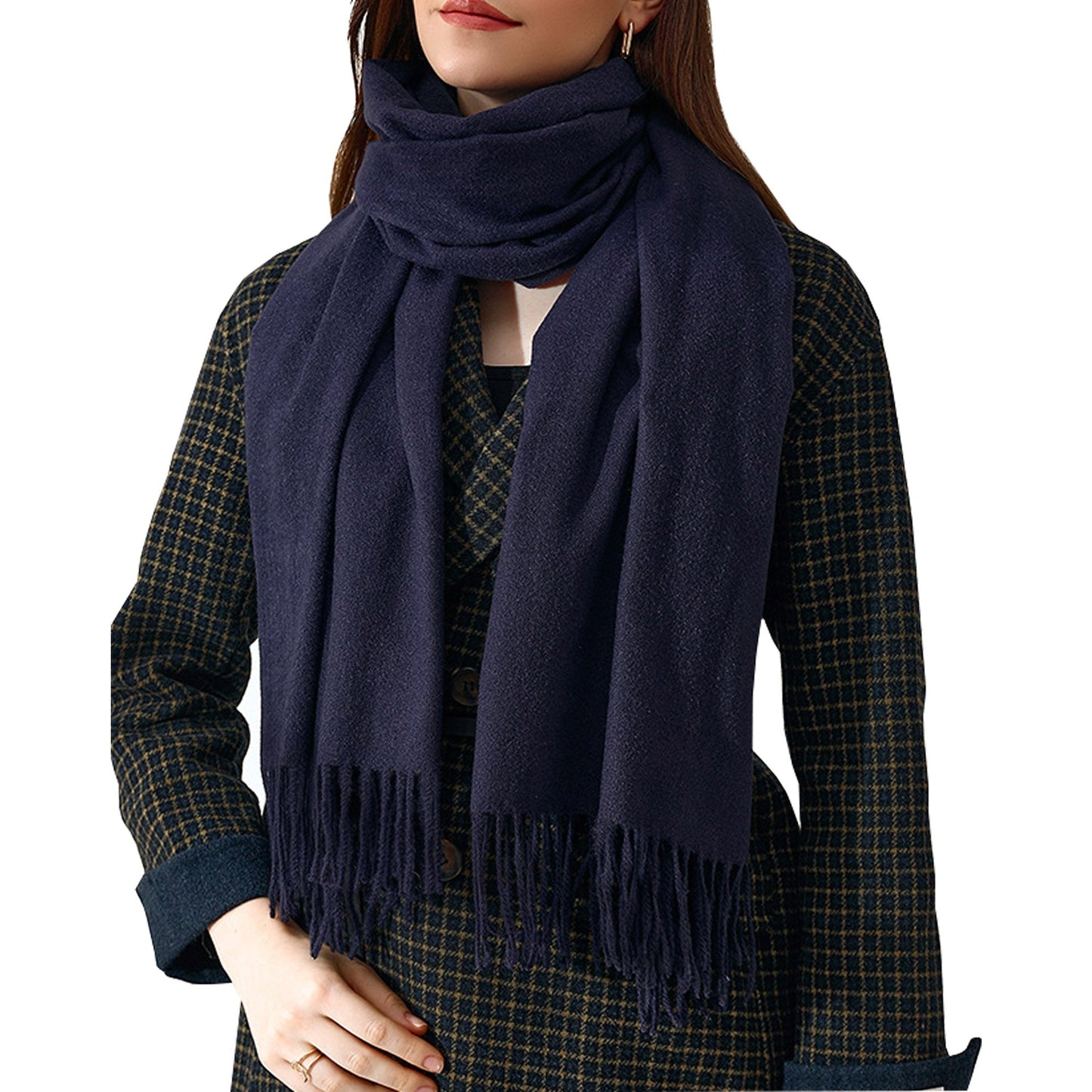 Women's Fashion Pattern Winter Warm Chunky Large Scarf