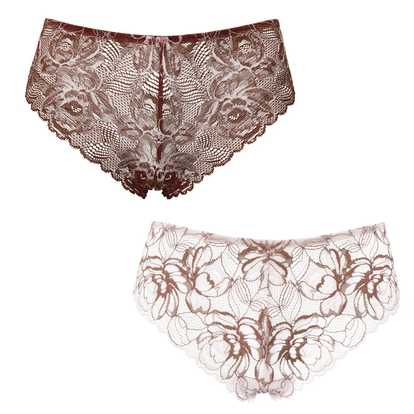 Women's Comfort Lace Tanga Hipster Boyshorts Panties