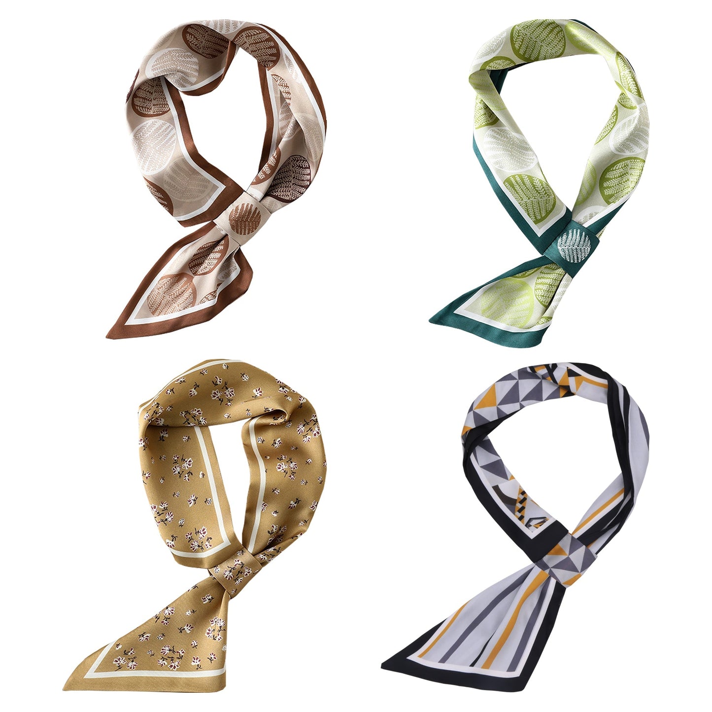 Fashion Bandana Neck Scarves Neckerchief Short Scarves Hair Ties