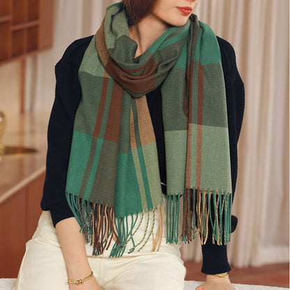 Women's Fashion Pattern Winter Warm Chunky Large Scarf