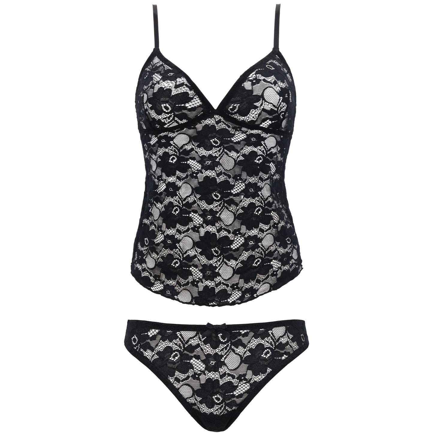Women's Sexy Slim Fit Camisole Tank Top with Shorts Pajama Set