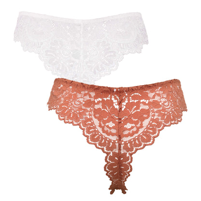 Women's Comfort Lace Tanga Hipster Boyshorts Panties