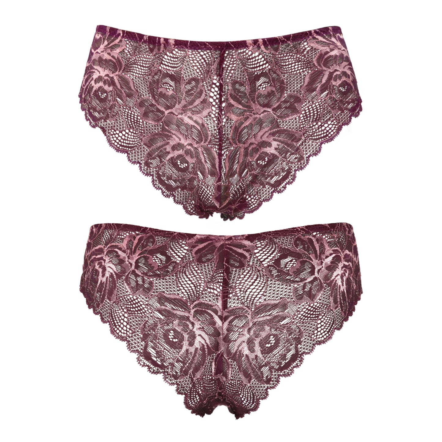 Women's Comfort Lace Tanga Hipster Boyshorts Panties