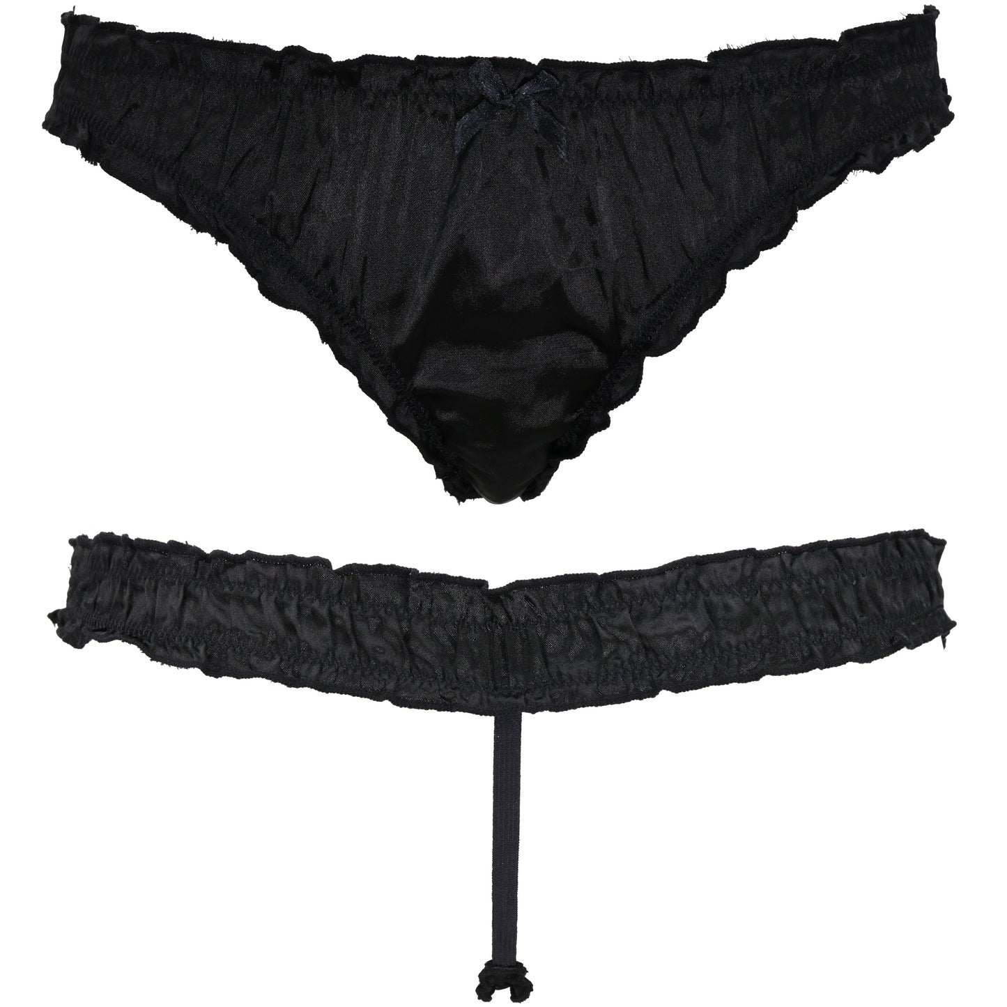 Sexy Comfy Women's Satin Thong Panties Strings Underwear