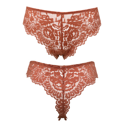 Women's Comfort Lace Tanga Hipster Boyshorts Panties