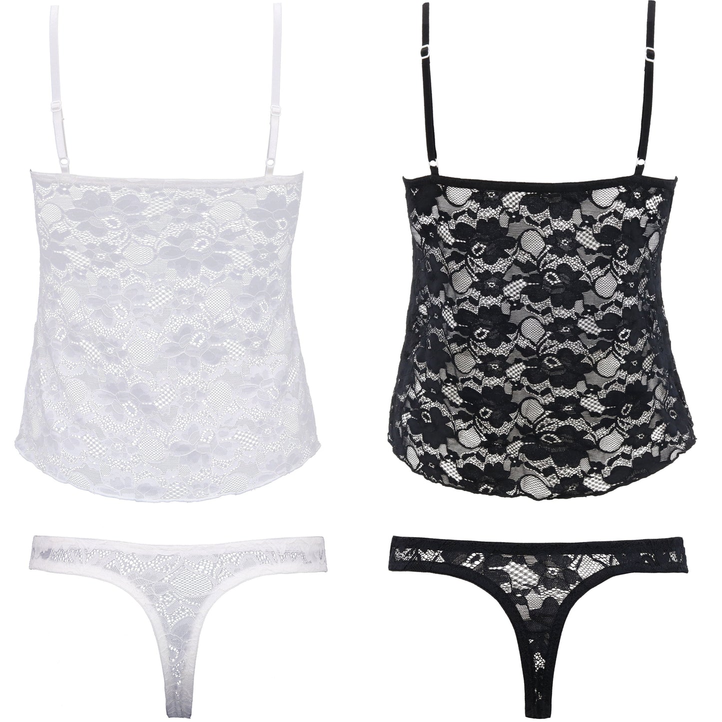 Women's Sexy Slim Fit Camisole Tank Top with Shorts Pajama Set