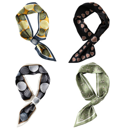 Fashion Bandana Neck Scarves Neckerchief Short Scarves Hair Ties