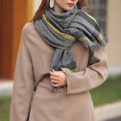 Women's Fashion Pattern Winter Warm Chunky Large Scarf