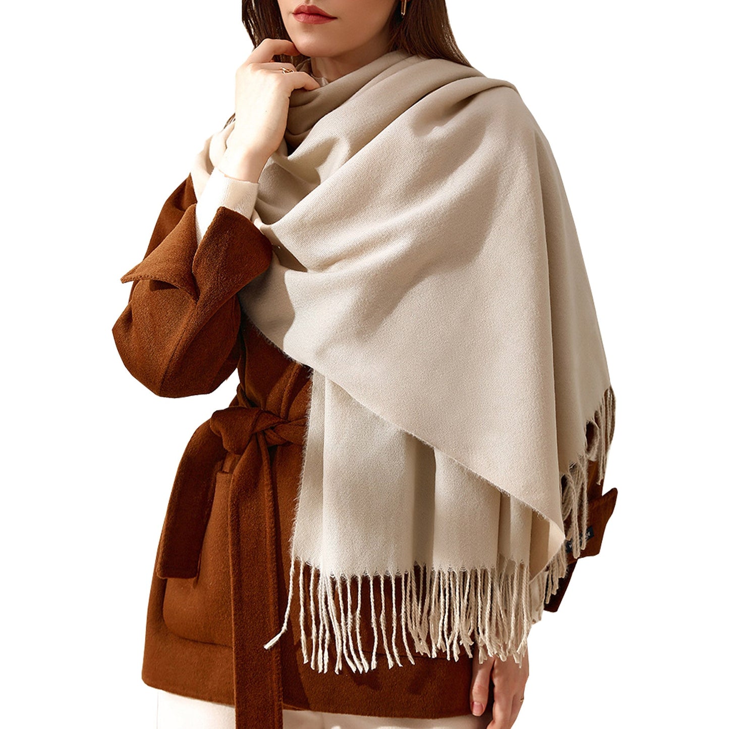 Women's Fashion Pattern Winter Warm Chunky Large Scarf