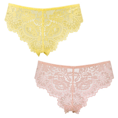 Women's Comfort Lace Tanga Hipster Boyshorts Panties