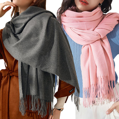 Women's Fashion Pattern Winter Warm Chunky Large Scarf