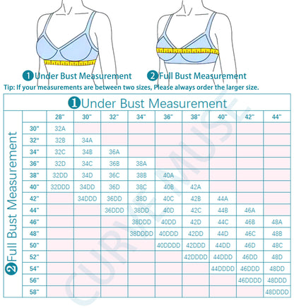Women's Plus Size Push Up Add 1 Cup Underwire Perfect Shape Tshirt Bra-2PK-WHITE,ORANGE